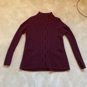 Chunky Maroon Sweater